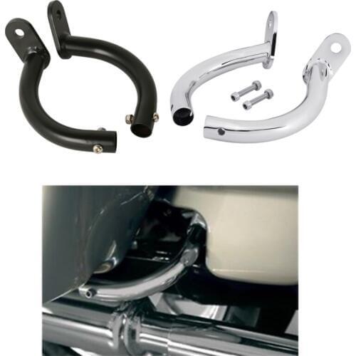 Motorcycle Saddlebag Guard Eliminator Support Bracket For Harley Touring Electra Glide FLHT FLHTC FLHTCU Models 1997-2008