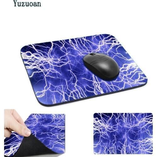Best Seller Lightning Weather Landscape Blue Rectangular Small Mouse Pad Gamer Accessories Desk Pad Mouse Mat Gaming MousePad