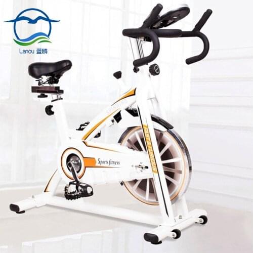 New Free Shipping White Magnetron Ordinary Resistance Indoor Cycling Bikes