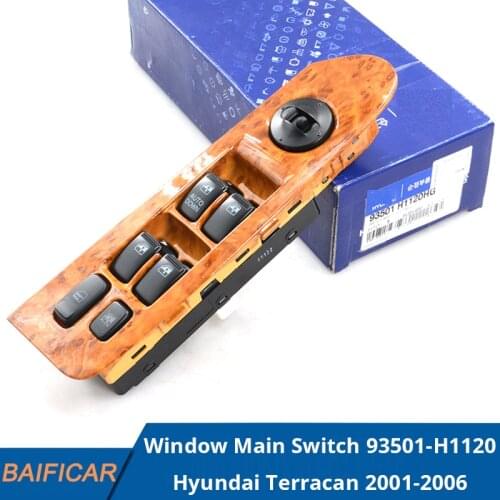 Baificar Brand New Genuine OEM Front Left Electric Window Switch 93501-H1120 For Hyundai Terracan 2001-2006