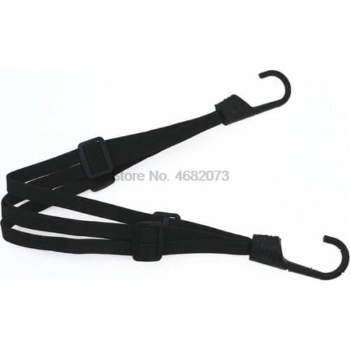 By DHL 200pcs 2 Hooks Motorcycles Moto Strength Retractable Helmet Luggage Elastic Rope Strap