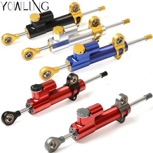 MT07 MT09 YZF R1 R3 R6 Z800 Z750 Z1000 ER6N Motorcycle Damper Steering StabilizerLinear Reversed Safety Control for Honda CB