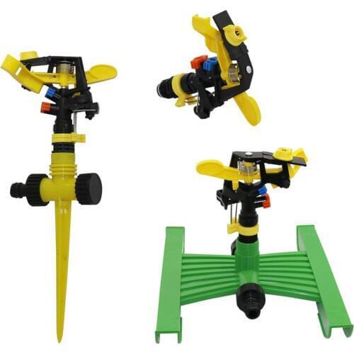 1/2 Inch Male Thread Double Outlet Rocker 360 degrees Rotary Jet Sprinklers Garden Agricultural Irrigation Nozzles 1 pc