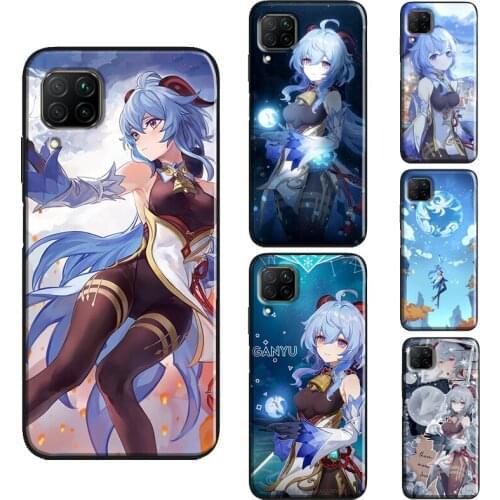 Ganyu Genshin Impact Case For Huawei P30 Pro P20 P40 P Smart 2021 2019 Nova 5T Honor 10 Lite 8A 8X 9X 10i Cover
