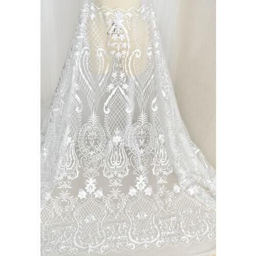 Embroidery Mesh lace special fabric African French Wedding Bridal lace