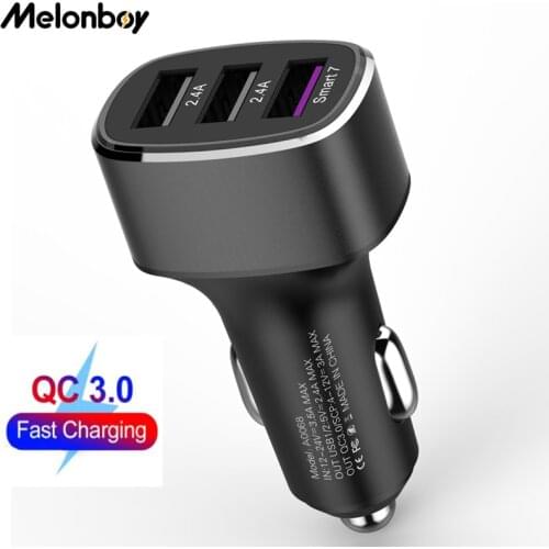 Mini USB Car Charger Quick Charge Fast Charging Charger For iPhone Huawei Xiaomi Mi Type C Mobile Phone