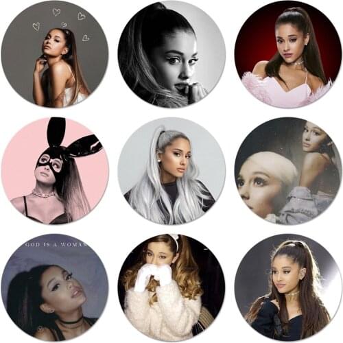 58mm Ag Ariana Grande Cat Icons Pins Badge Decoration Brooches Metal Badges For Backpack Decoration