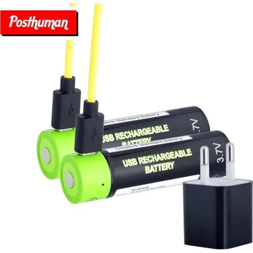 1500mAh USB 18650 Rechargeable li-ion Lipo Battery Cable Charger Kit For Toys controller batteries Lithium Polymer Battery