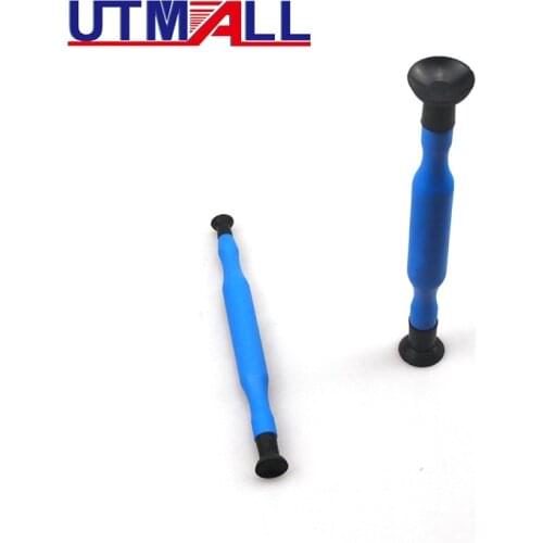 2Pcs Rubber Double Ended Manual Grinder Mill Valve Grinding Rod Valve Suction Cup Grinder Auto Repair Mortar Tool Car Supplies