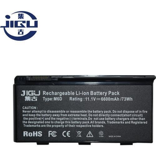JIGU Laptop Battery GT60 GT660 GT660R GT663 GT663R GT670 GT680 GT680DX BTY-M6D GT70 GT783 GX680 GX780 GX60 Series For MSI