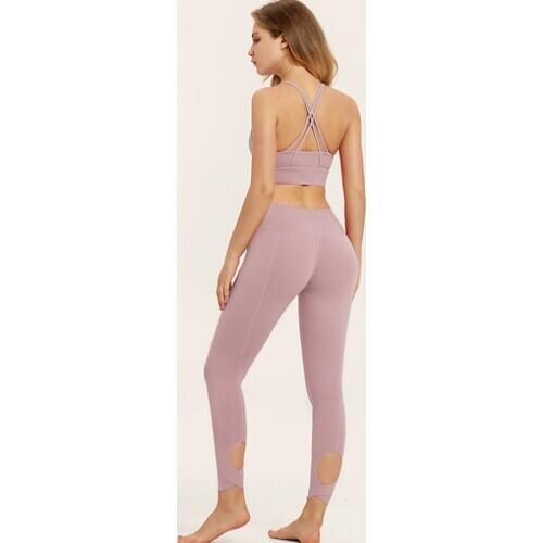 Seamless Active Wear 2020 Hot Sports Bra And Panty Set Sports Bra Leggings Set Sports Set Female