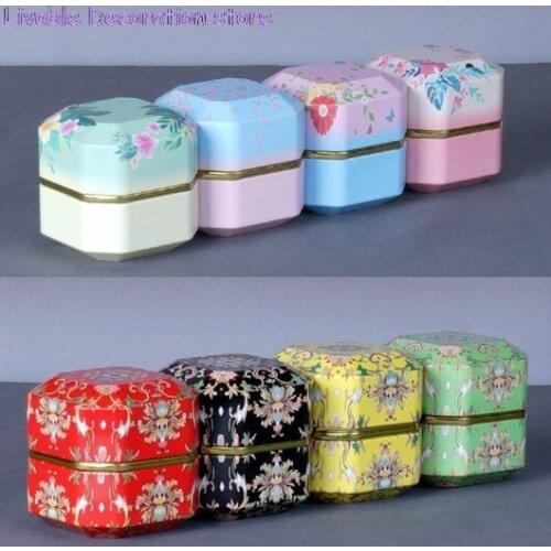 Hot 1PC Kitchen Tea Box Jar Storage Holder Candies Cans Teaware Tea Caddies Tin Containers Stash Storage Box