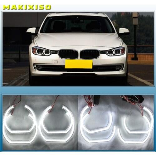 For BMW 3 Series E90 E92 E93 M3 Coupe and cabriolet 2007-2013 Car styling High Quality DTM Style White Crystal LED angel eyes