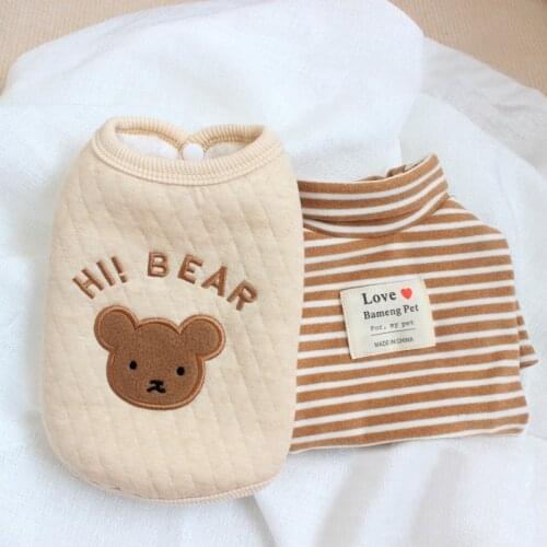 Classic Warm Dog Clothes Puppy Pet Cat Clothes Sweater Jacket Coat Winter Fashion Soft Vest for Small Dogs Chihuahua