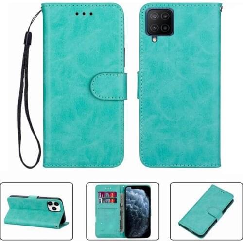 For Samsung Galaxy M12 SM-M127F F127G Wallet Case High Quality Flip Leather Phone Shell Protective Cover Funda