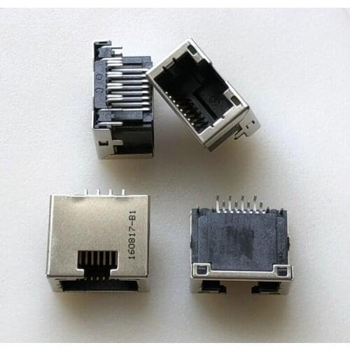 Crystal head socket upper network card port network card port 12Pin sinking plate forward high quality