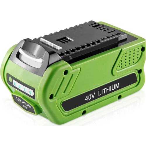 6000mAh G-MAX 40V Li-ion Replacement Battery for GreenWorks 20292 20302 20672 20202 20322 20262 29302 29463 Rechargeable Battery