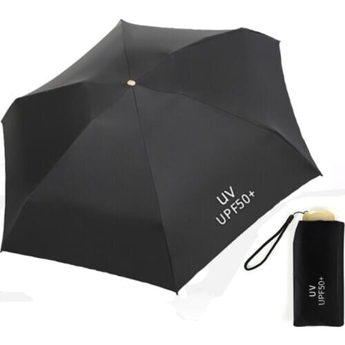 Anti-UV Pocket Mini Umbrella Rain Women Windproof Durable 5 Folding Sun Umbrellas Portable Sunscreen Female Parasol