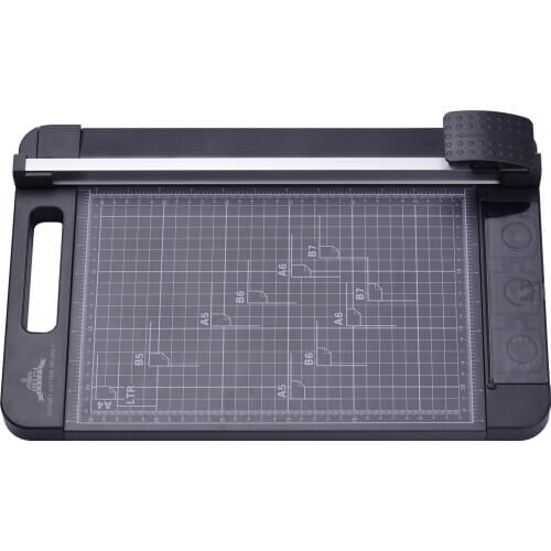 Multi-Functional 3-in-1 Paper Trimmer A4 Paper Cutter Straight Skip Wave Cutter with 12.6 Inch Cut Length for Card Laminated