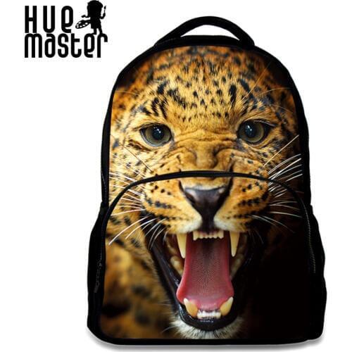 Mens Casual Backpack 15.6 inch Laptop Backpacks High Capacity School Bags for College Students Tiger Printing Bagpack Rugzak
