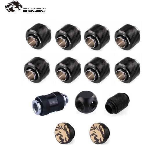 Fitting Kit use Inside Diameter 10mm+ Outside Diameter 16mm Hose 3/8"ID X 5/8"OD Tubing Hand Compression Connector Fitting