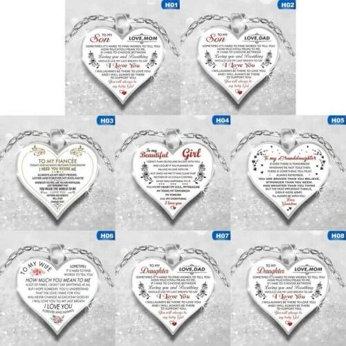 New hot fashion silver plated pendant necklace Heart Crystal Necklace Mothers Day gift jewelry