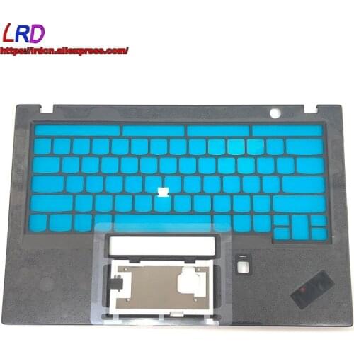LRD Original Shell for Lenovo ThinkPad X1 Carbon 6TH Keyboard Bezel Palmrest With Fingerprint Hole AM16R000300 Black