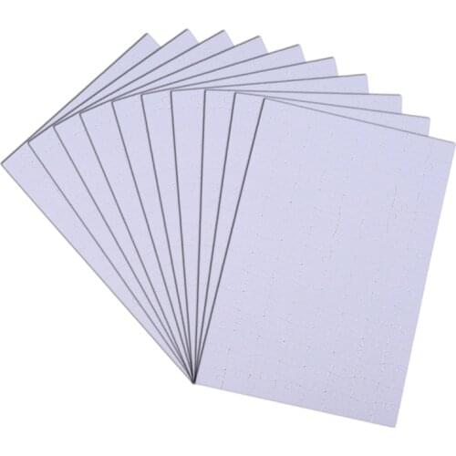 DIY 10 Packs Jigsaw Puzzles A4 A5 Sublimation Blanks Puzzles Heat Transfer Craft Jigsaw Puzzle Kids Gifts