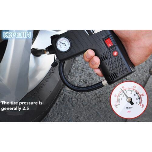 Portable 12V Car Auto Electric Air Compressor Tire Inflator Pump Rescue lamp for DAIHATSU terios sirion Land Rover Accessories