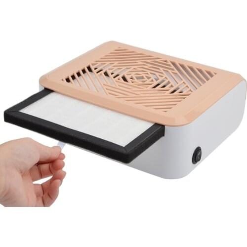 Nail Dust Collector Fan Vacuum Cleaner 45W Manicure Machine Tools With Filter Strong Power Nail Art Tool Nail Vacuum Cleaner
