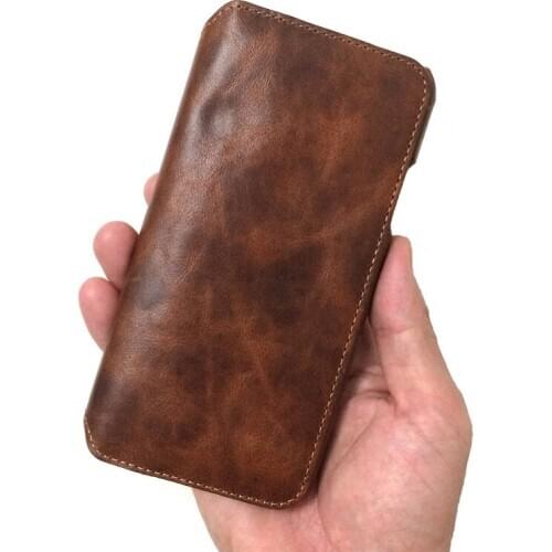 XXx Retro Luxury Leather Card Holder Thin Wallet Case for iPhone12 Mini 7 8 plus X XR XS 11Pro max phone case