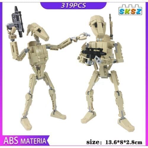Star Series Wars B1 Battle Droid Diy Building Blocks Space Wars Collection Moc Bricks Kids Star Space Wars Toys Children Gifts