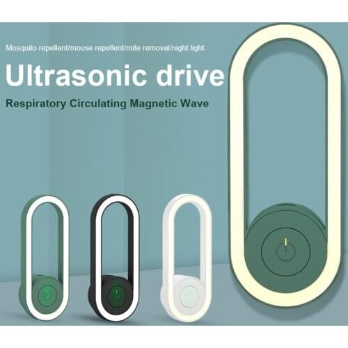 New Ultrasonic Pest Repeller No Noise With Light Sensor Night Light Indoor Pest Repellent Pest Control For Home Office Hotel