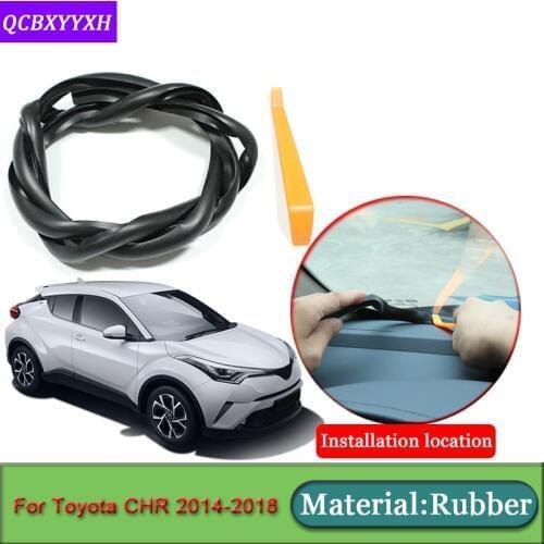 Car-styling For Toyota CHR C-HR 2014-2018 Anti-Noise Soundproof Dustproof Car Dashboard Windshield Sealing Strips Accessories