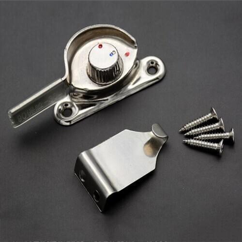 Stainless steel Door Lock translation Window Locks aluminum alloy doors and windows crescent lock Accessories 10pcs