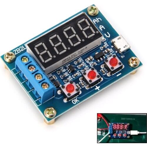 ZB2L3 Li-ion Lithium Lead-acid Battery Capacity Meter Discharge Tester Analyzer
