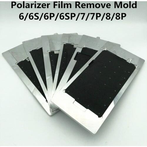 LCD Polarizer Film Remove Mold For 6/6S/6P/6SP/7/7P/8/8P LCD Display Heating Adsorption Polarizer Film Removing Repair