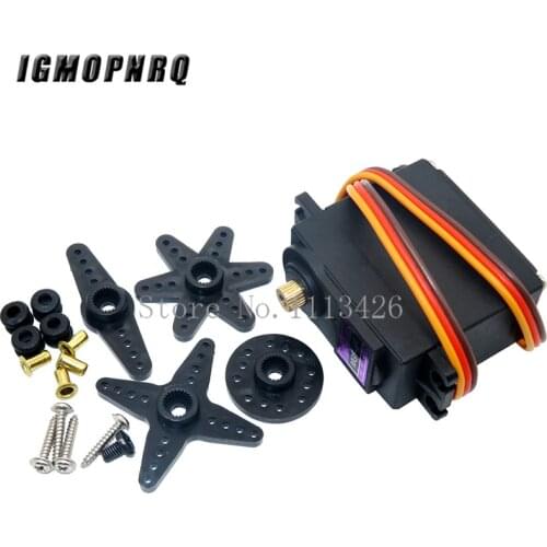 1 pieces MG946R upgrade RC Metal Gear Torque Servo For Boat CAR 13KG Torque Metal Servo MG946 Upgraded MG945 fast