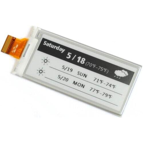 2.9 inch 24PIN SPI Black White E-INK E-Paper Local Brush Display Screen 296*128