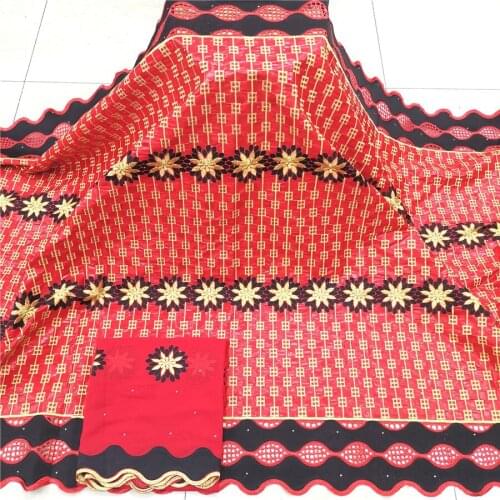 African Fabric High Quality Bazin Riche Lace 2021 Nouveau En Broderie Latest Cotton Embroidery Dry Basin Riche Brode 7Yards
