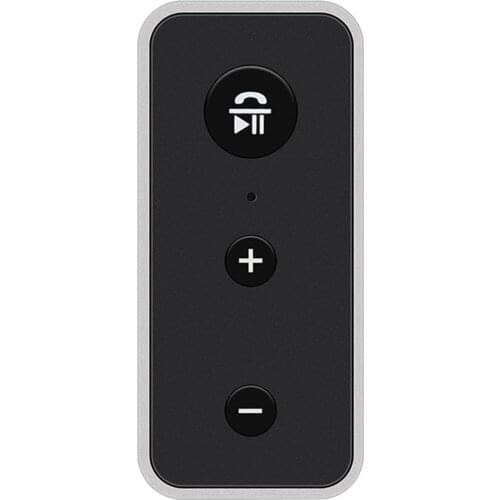 Vehicle Zinc Alloy Bluetooth 5.0 Music Transmitter/Receiver + Adapter Black