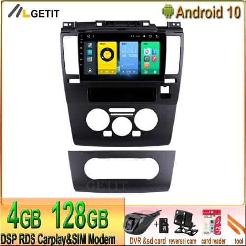 Carplay 4G+128G Android 10 Car Stereo Multimedia Player for Nissan Tiida 2005-2010 Radio