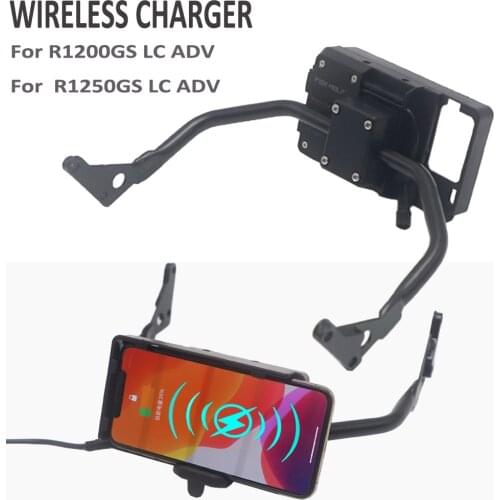 For BMW R1200GS LC ADV R 1200 GS R1250GS R 1250 GS Adventure 2019 2020 Motorcycle Mobile Phone Wireless Navigation Bracket