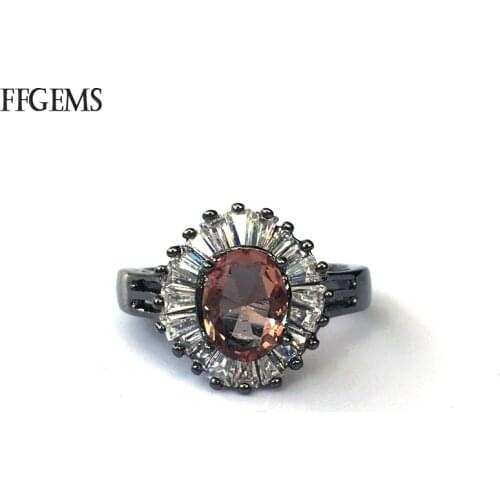 FFGems New Design Created Zultanite Rings Stone Color Change Fine Jewelry For Women Party Gift Box