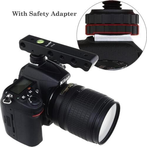 Haoge HV-B Video Stabilizing Top Handle Grip for Canon, Nikon, Olympus, Fujifilm, Pentax, Panasonic DSLR & Mirrorless Cameras