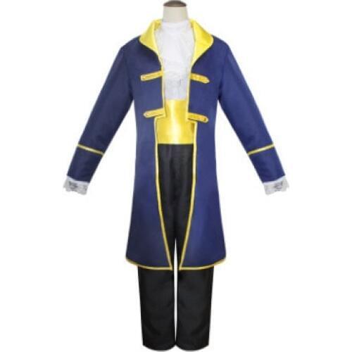 Hliday gift XXXL Movie Beauty and the beas prince Adam beast pack cosplay for men Halloween Carnival Party uniform Coat