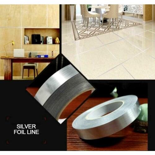 Hot Seam Line Tile Tape Self Adhesive Waterproof Ceramic Wall Floor Crevice Line Sticker Decoration Tape 0.5cm/1cm/2cm Width