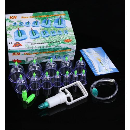 12pcs Vacuum Cupping Set Massager Cans Suction cups Set Chinese Acupuncture Physical Therapy Therapy Suction Health Care Massaer