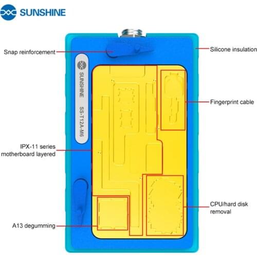 Tool Sets For Sunshine T12A M6 6 in 1 Motherboard Heat for iPhone11 11P 11P MAX Platform Station mobile phone Repair Tools