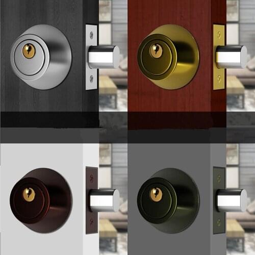 Invisible Gate Single Lock Cylinder Deadbolt Bedroom Stainless Steel Dead Bolt Door Lock Security Anti-theft Cabinet Locks